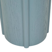 Saskia side table veneer grain detail
