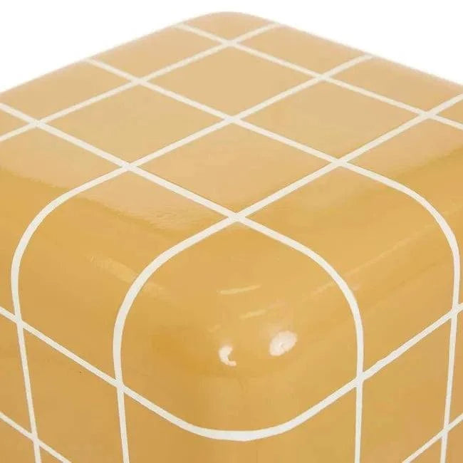 Globe West Side Tables GlobeWest Seville Tile Side Table, Honey