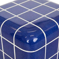 Globe West Side Tables GlobeWest Seville Tile Side Table, Indigo