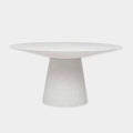 GlobeWest Livorno Round Dining Table (Indoor/Outdoor) - White Speckle