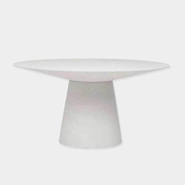 GlobeWest Livorno Round Indoor/Outdoor Dining Table, White Speckle | Norsu Interiors