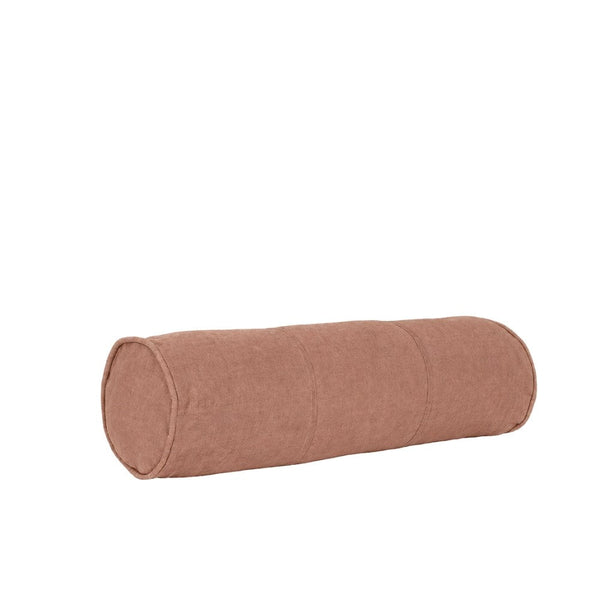 Eadie Lifestyle Luca Linen Bolster - Clay