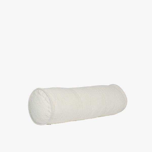 Eadie Lifestyle Luca Linen Bolster - Off White