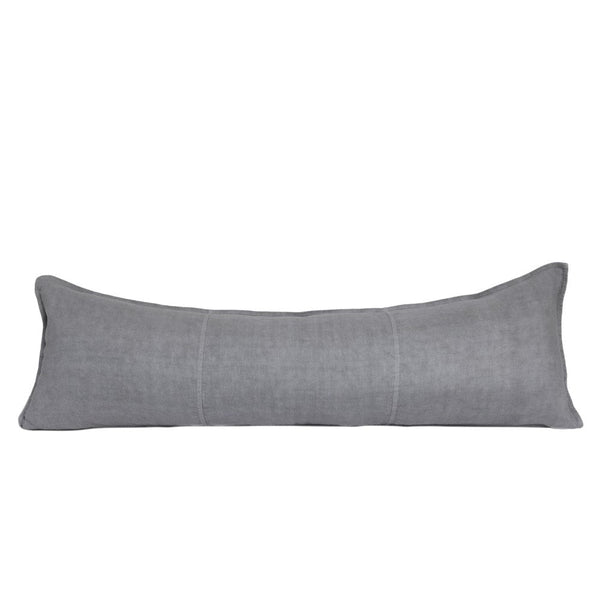 Eadie Lifestyle Luca Linen Long Lumbar - Grey
