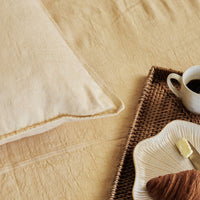 Eadie Lifestyle Luca Linen Cushion - Soft Butter