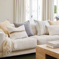 Eadie Lifestyle Luca Linen Cushion - Soft Butter