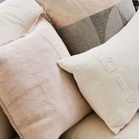 Eadie Lifestyle Luca Linen Cushion - Soft Lilac
