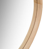 GlobeWest Brody Oval Mirror, New Oak - detail