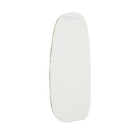 GlobeWest Oakley Pebble Floor Mirror, Monica Red Marble - angle view