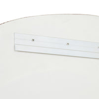 GlobeWest Oakley Pebble Floor Mirror, Monica Red Marble - detail