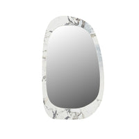 GlobeWest Oakley Pebble Mirror - Ocean Marble
