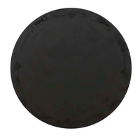 GlobeWest Rufus Round Mirror - Grey Vein Marble