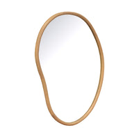 GlobeWest Trove Organic Mirror, natural mindi wood frame