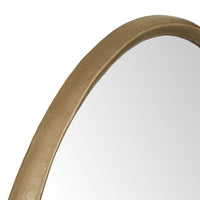 GlobeWest Verona Flow Mirror, Antique Brass - detail