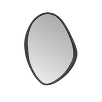 GlobeWest Verona Flow Mirror - Black, styled in a room setting