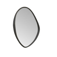 GlobeWest Verona Flow Mirror, Black - angle view