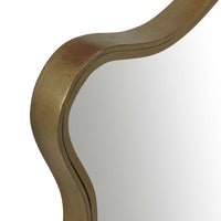 GlobeWest Verona Flow Mirror - Antique Brass