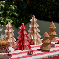 norsu Merry Merry Paper Tree, Red/Pink (Various Sizes)