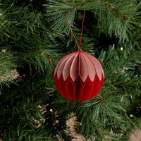 norsu Merry Merry Paper Assorted Decoration Set, Red/Pink