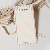 Organising Life Beautifully - Fridge Shopping/To-Do List, Stripe