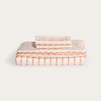 Mulberry Threads Maple Check Bamboo Sheet Set