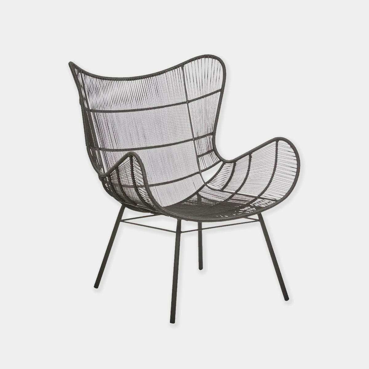 Globe West Occasional Chairs Globe West Mauritius Wing Occasional Chair Espresso