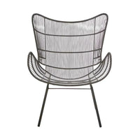 Globe West Occasional Chairs Globe West Mauritius Wing Occasional Chair Espresso