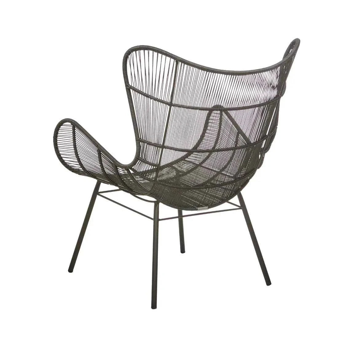 Globe West Occasional Chairs Globe West Mauritius Wing Occasional Chair Espresso