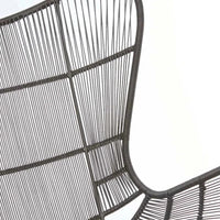 Globe West Occasional Chairs Globe West Mauritius Wing Occasional Chair Espresso