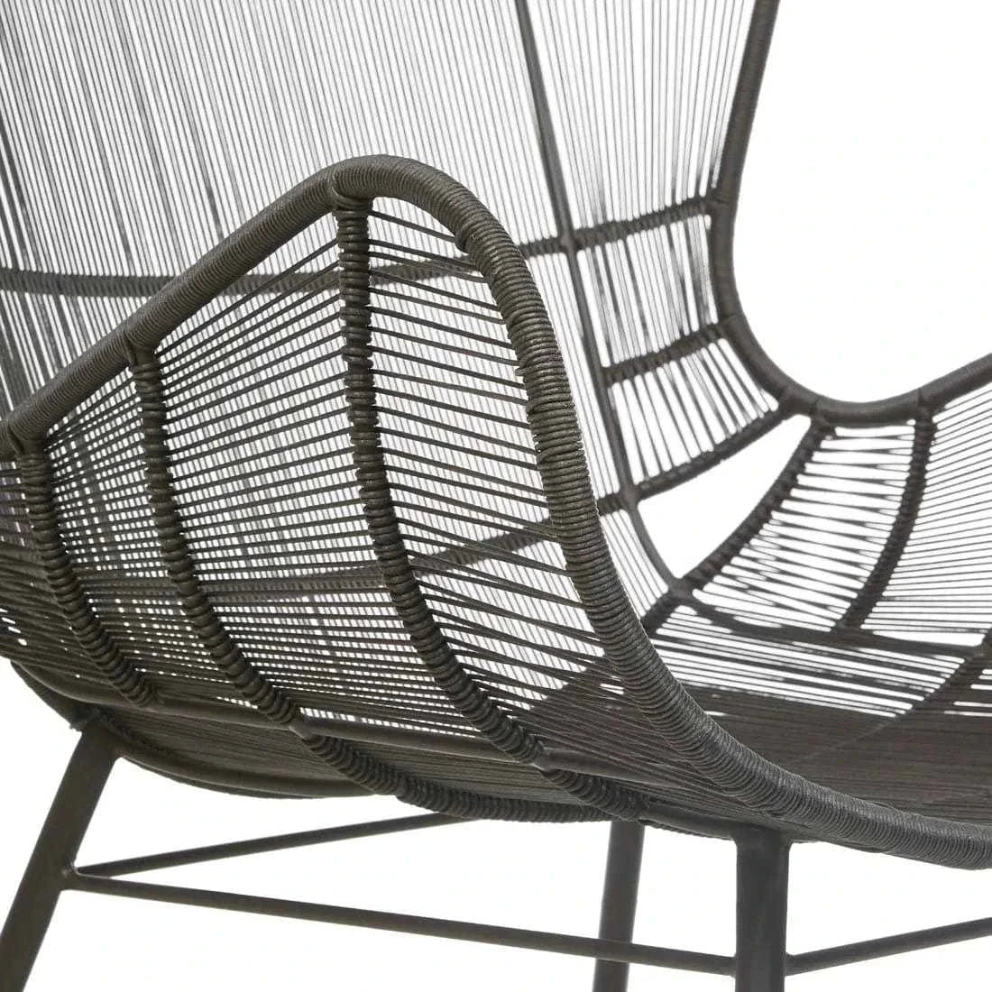 Globe West Occasional Chairs Globe West Mauritius Wing Occasional Chair Espresso