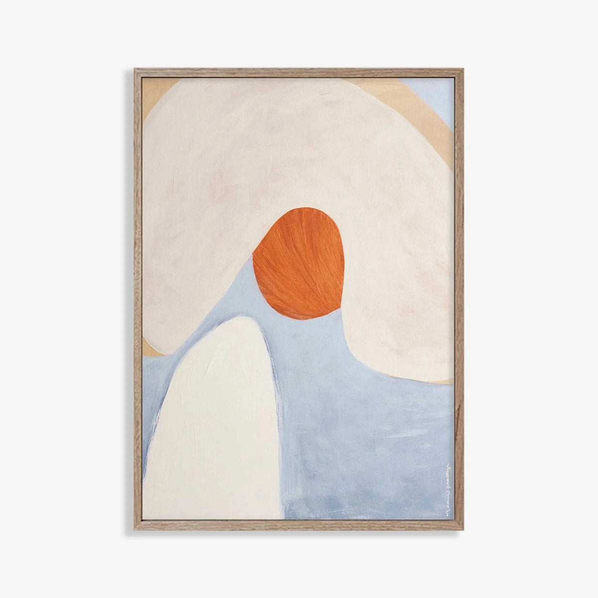 Marcia Priestley limited edition abstract fine art canvas print Panama with floating oak frame