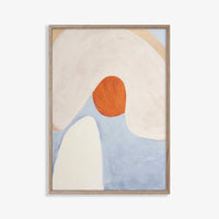 Marcia Priestley limited edition abstract fine art canvas print Panama with floating oak frame