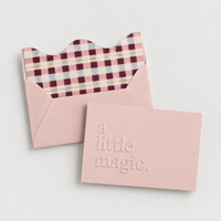 norsu STUDIO Embossed Cards, A Little Magic – Pack of 6