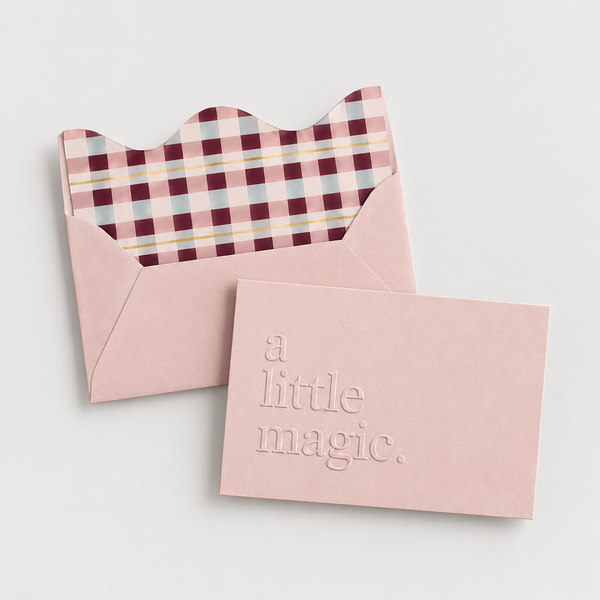 norsu STUDIO Embossed Cards, A Little Magic – Pack of 6