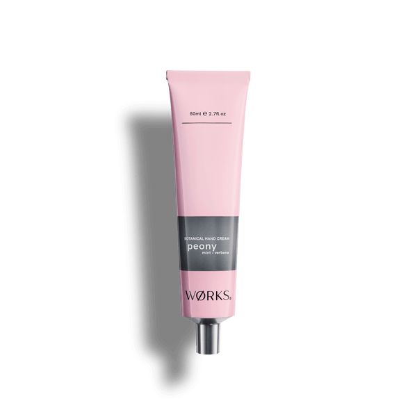 WORKS Peony Hand Cream 80ml aluminium tube