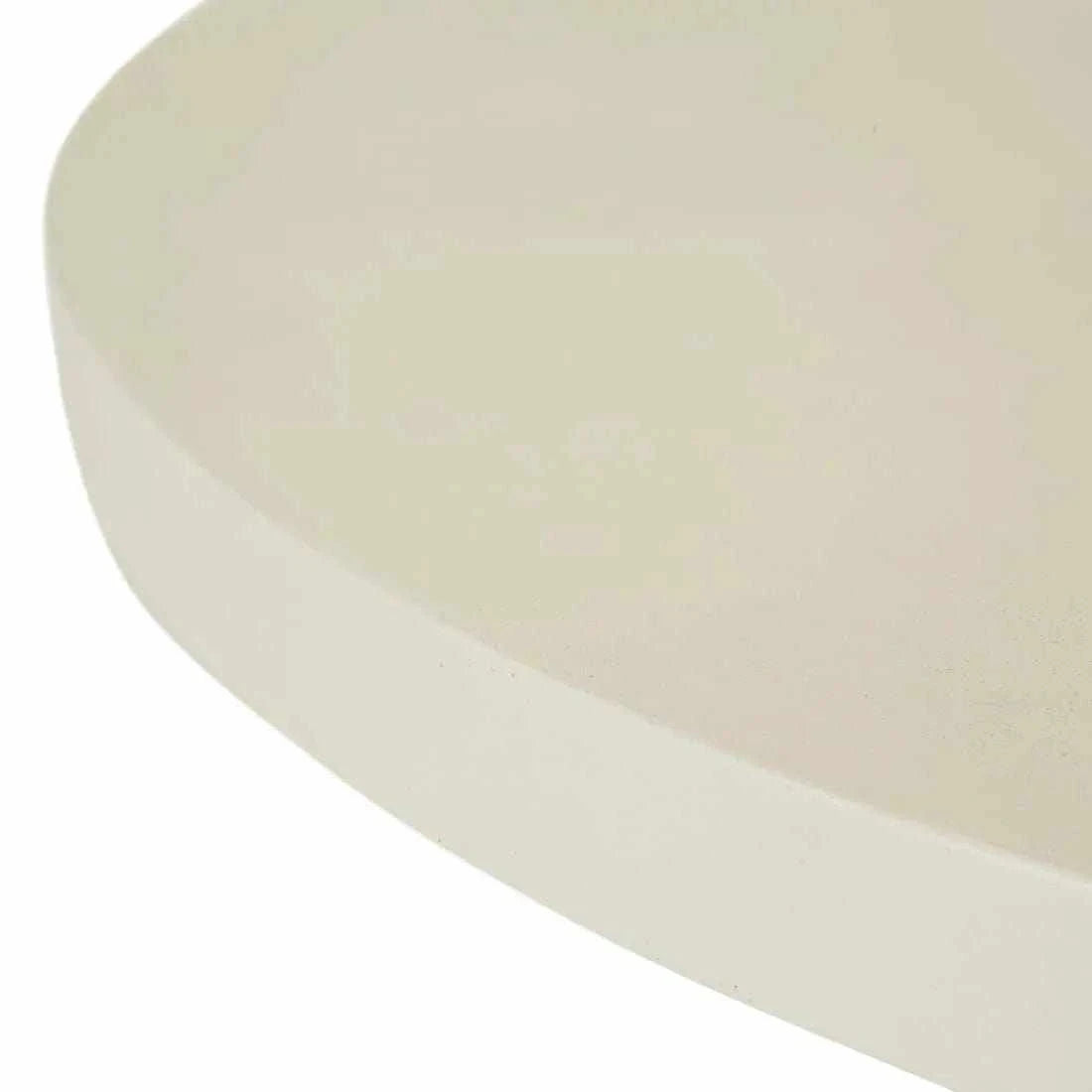 Globe West Dining Tables Globe West Petra Round Dining Table, Ivory