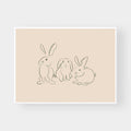 Gigi's Rabbits, Pink / Green