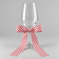norsu STUDIO Christmas Tie-Anywhere Bows, Polka Dot – Set of 4
