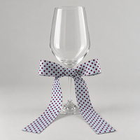 norsu STUDIO Christmas Tie-Anywhere Bows, Polka Dot – Set of 4