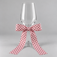 norsu STUDIO Christmas Tie-Anywhere Bows, Polka Dot – Set of 4