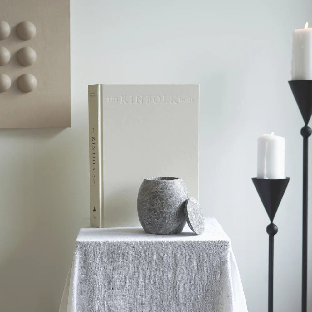 CoTheory Accessories CoTheory Collector Cannister - Tundra Grey Marble (7921185063161)