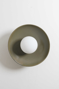 Robert Gordon Interiors Pendants Copy of Robert Gordon Dish Wall Sconce, Olive