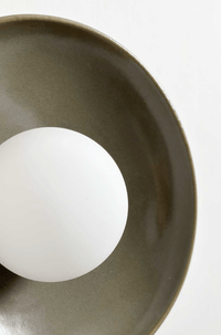 Robert Gordon Interiors Pendants Copy of Robert Gordon Dish Wall Sconce, Olive