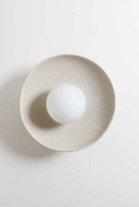 Robert Gordon Interiors Pendants Robert Gordon Dish Wall Sconce, Poppyseed