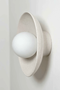 Robert Gordon Interiors Pendants Robert Gordon Dish Wall Sconce, Poppyseed
