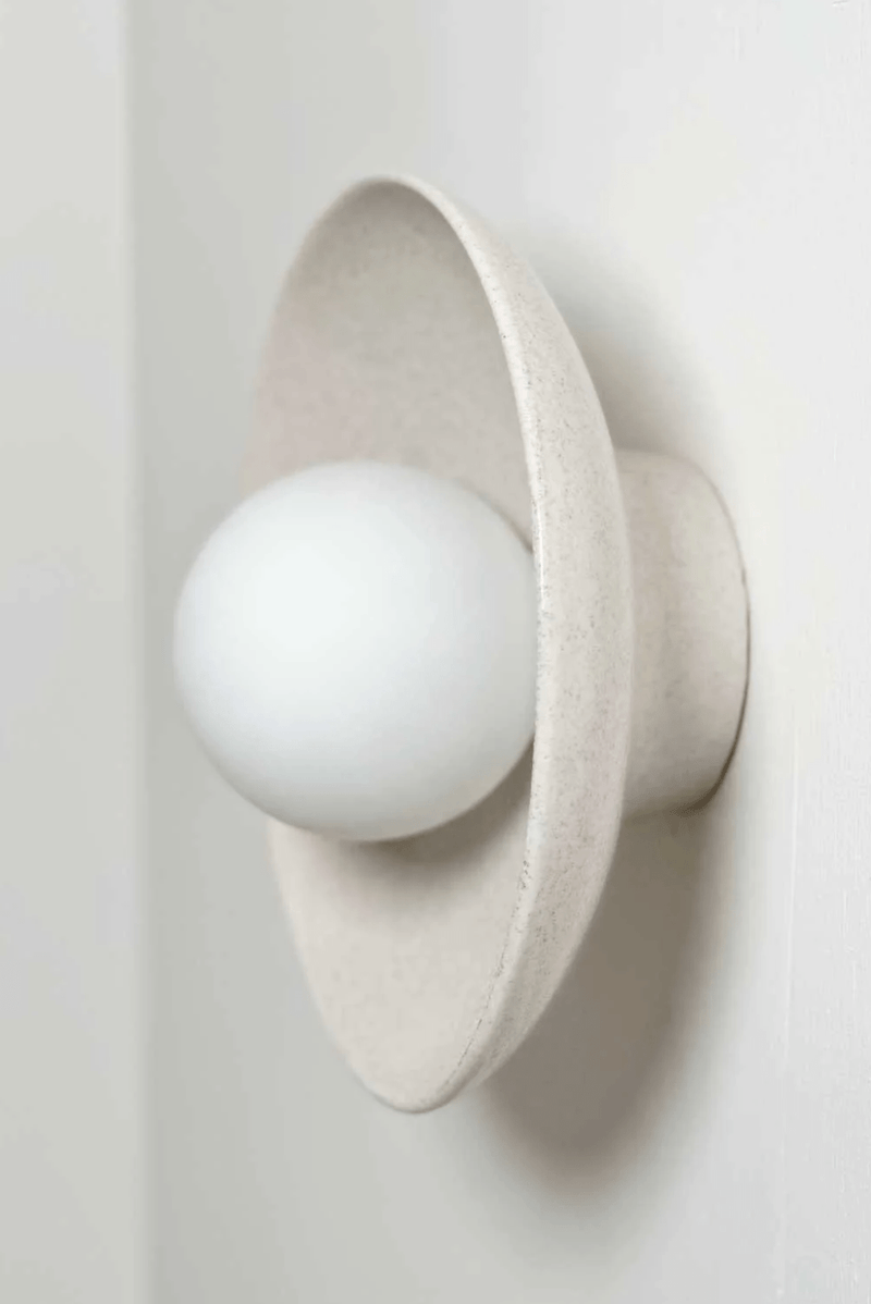 Robert Gordon Interiors Pendants Robert Gordon Dish Wall Sconce, Poppyseed