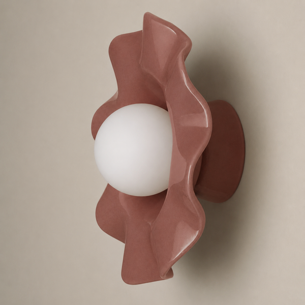 Robert Gordon Pearl Wall Sconce, Dusty Rose - only at norsu