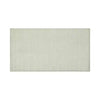 GlobeWest Bower Frame rug in seafoam, hand-woven wool area rug with simple rectangular design for indoor use