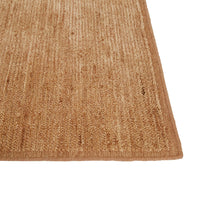 Close-up of GlobeWest Bower Nora rug in Latte showing dense wool pile