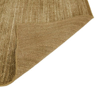 GlobeWest Bower Nora Pistachio rug corner detail with handloom double back weave